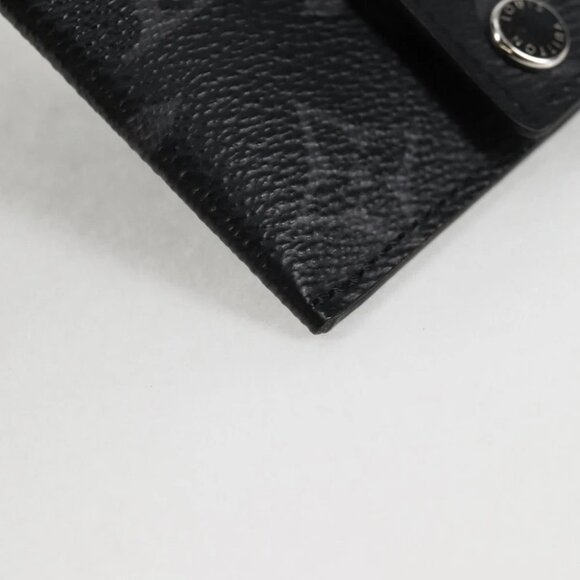 LOUIS VUITTON Monogram Eclipse Porte Cartes On Strap - Picture 9 of 16